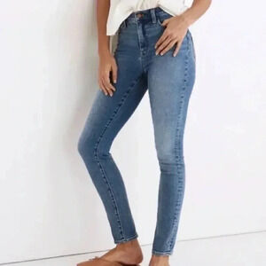 Madewell Women's Skinny Jeans - Light Blue